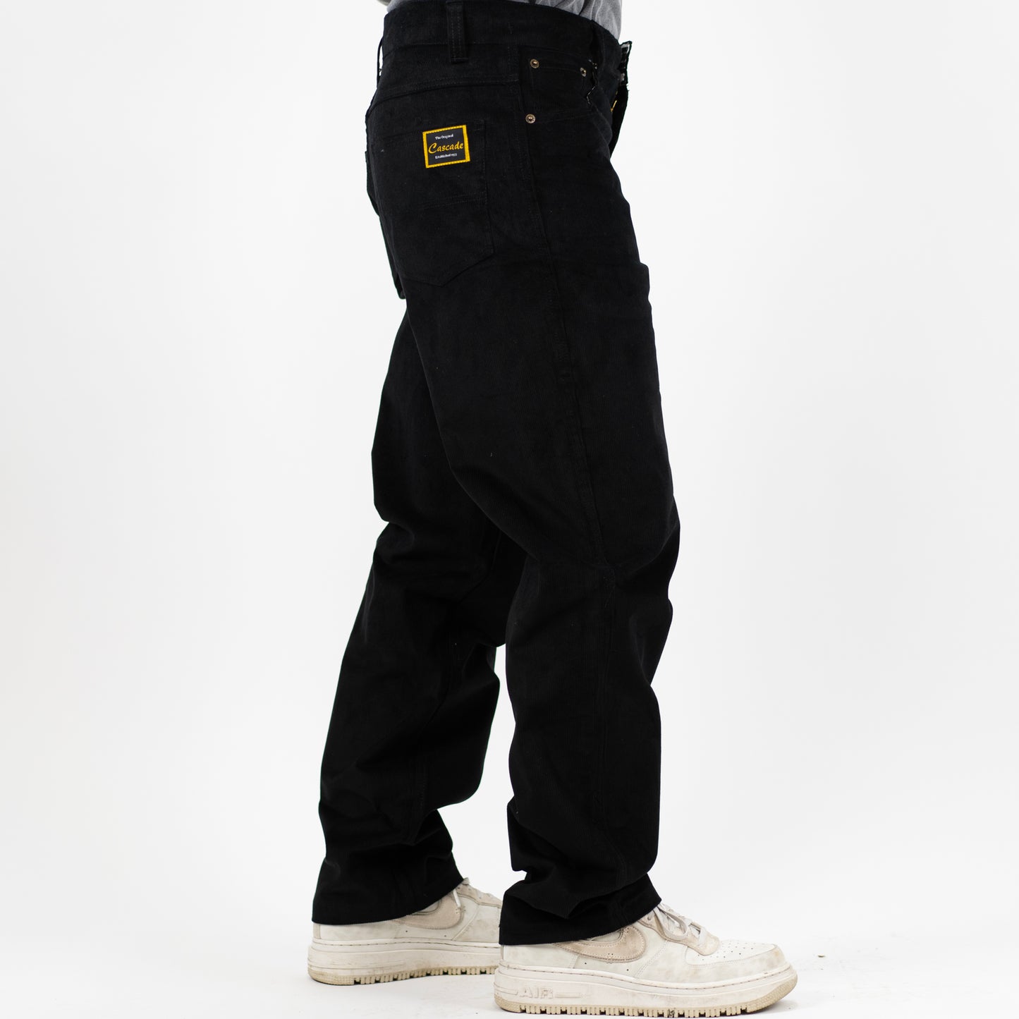 The Original Cascade- 5 Pocket Corduroy Pant- Black