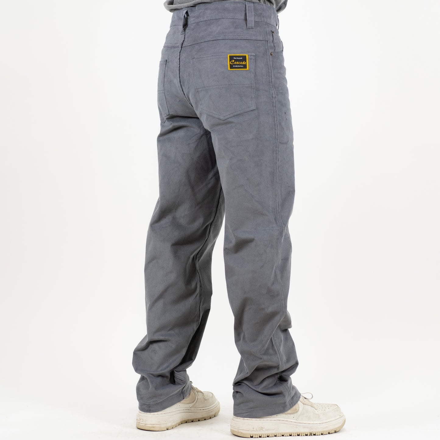 The Original Cascade- 5 Pocket Corduroy Pant- Grey