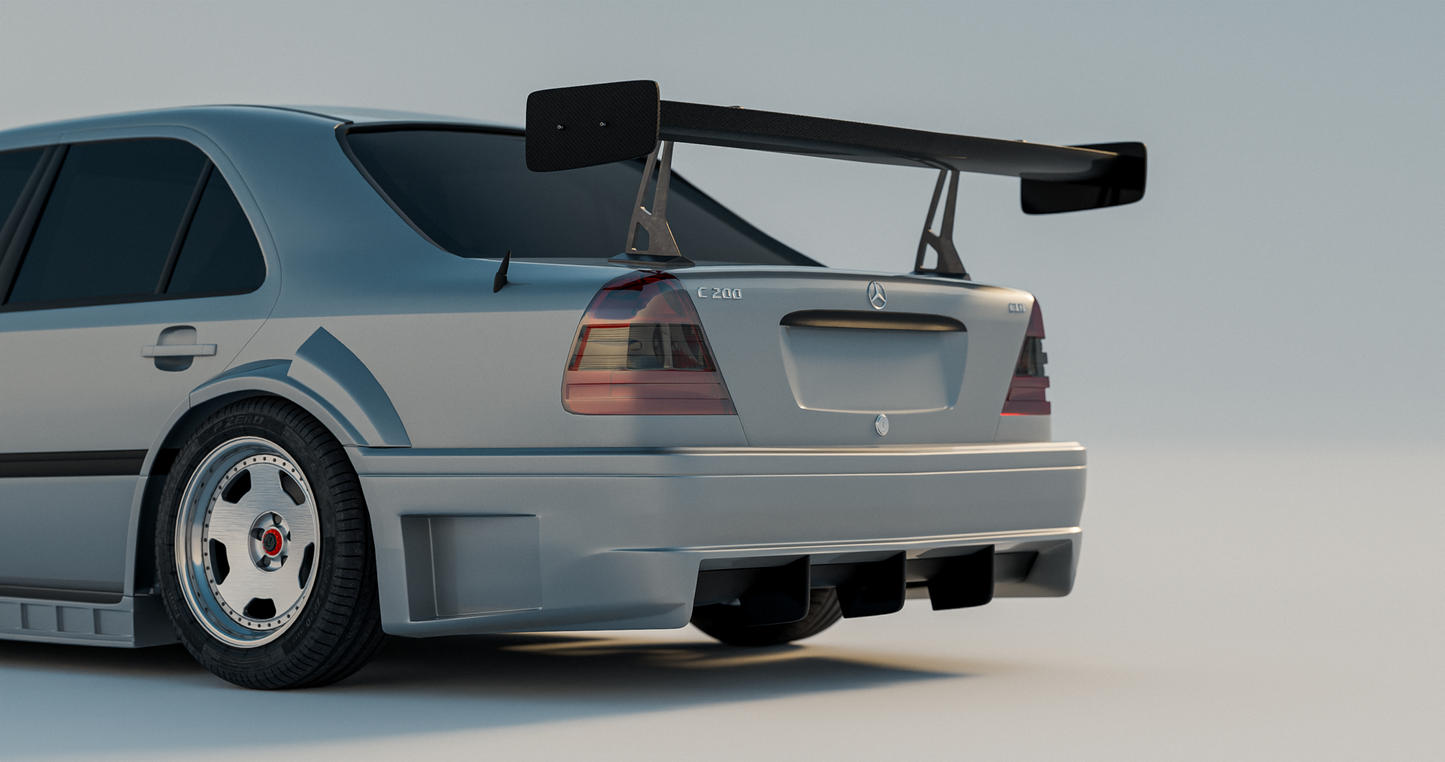Rear Bumper With Rear Diffuser