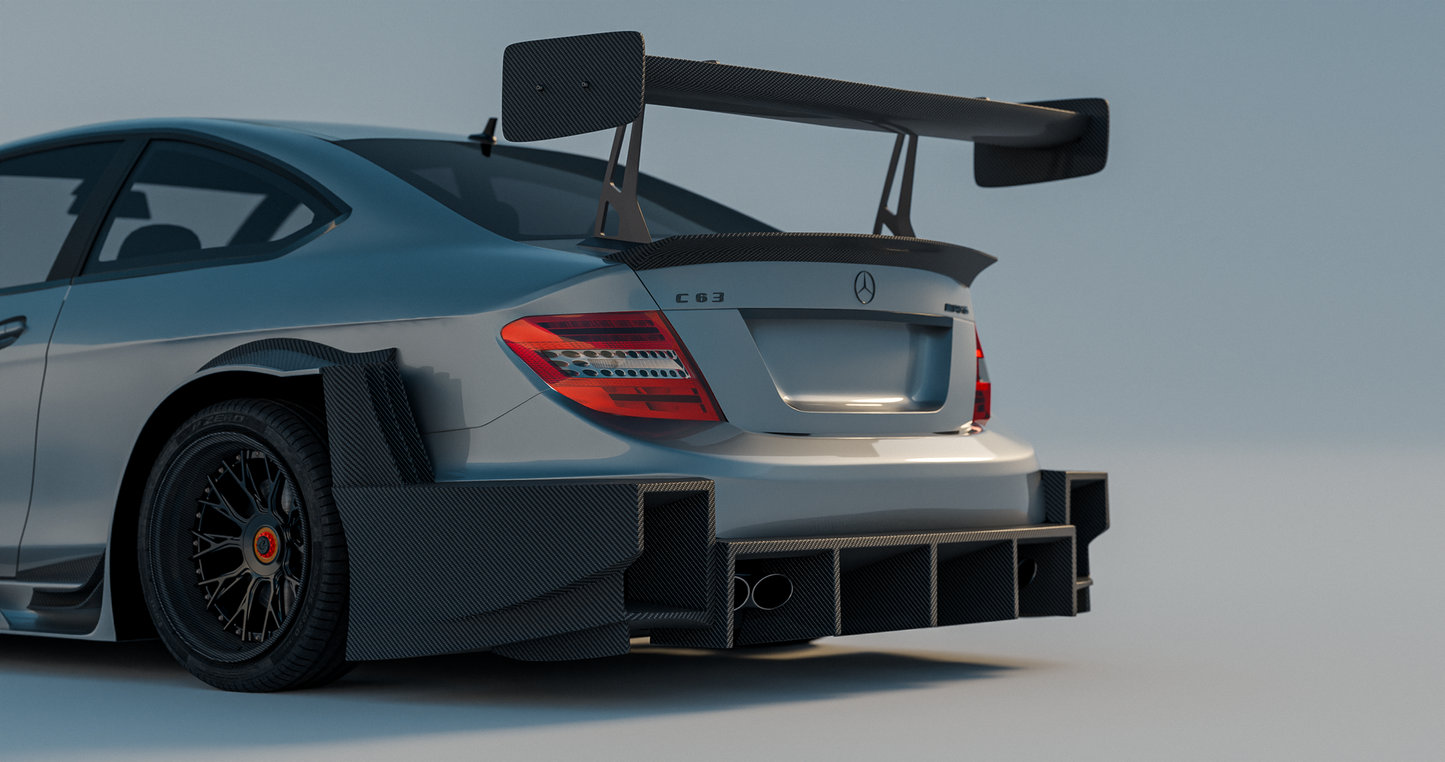 Rear Bumper With Rear Diffuser