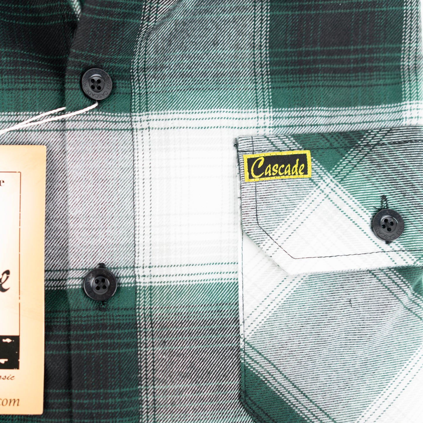 The Original Cascade Flannel - Pine Green
