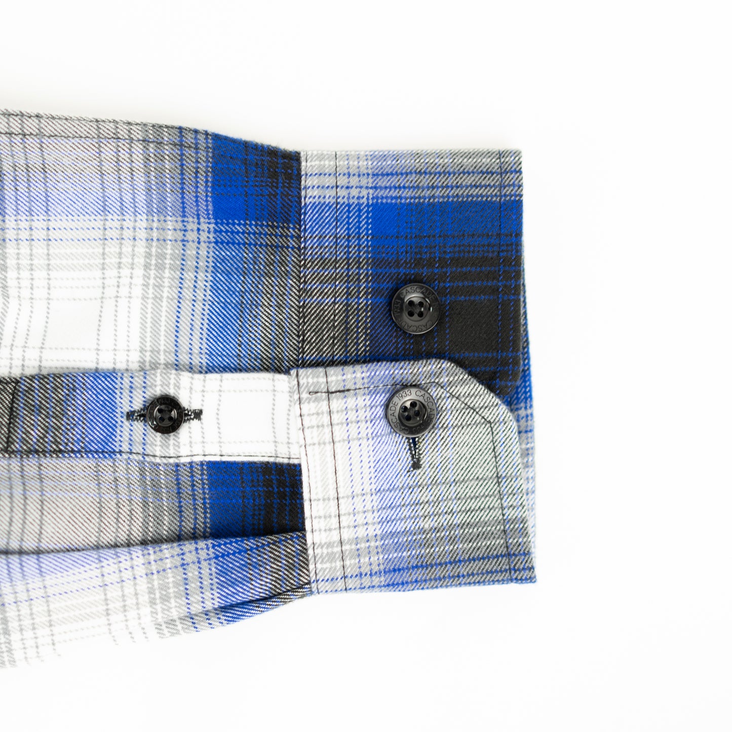 The Original Cascade Flannel - Arctic Blue/White