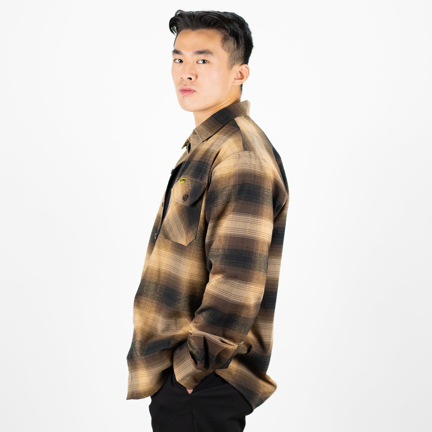 The Original Cascade Flannel - Burnt Khaki