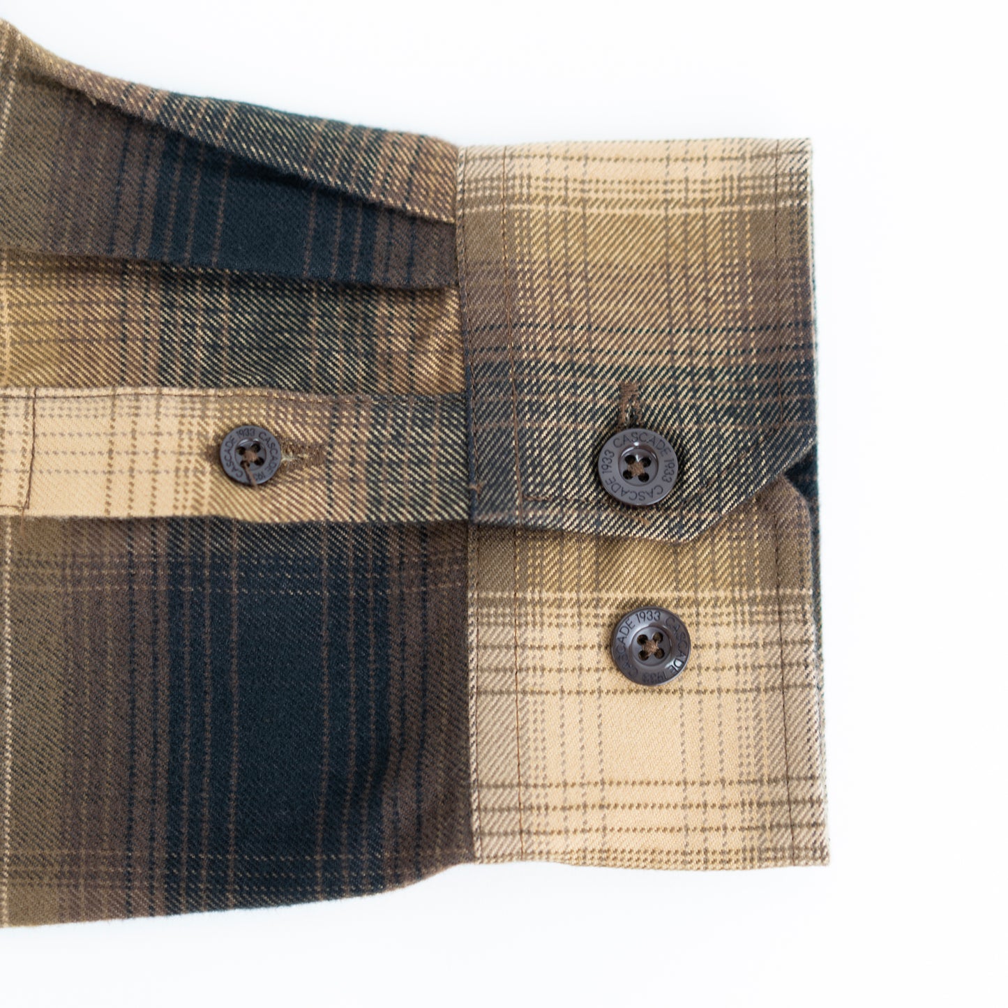The Original Cascade Flannel - Burnt Khaki