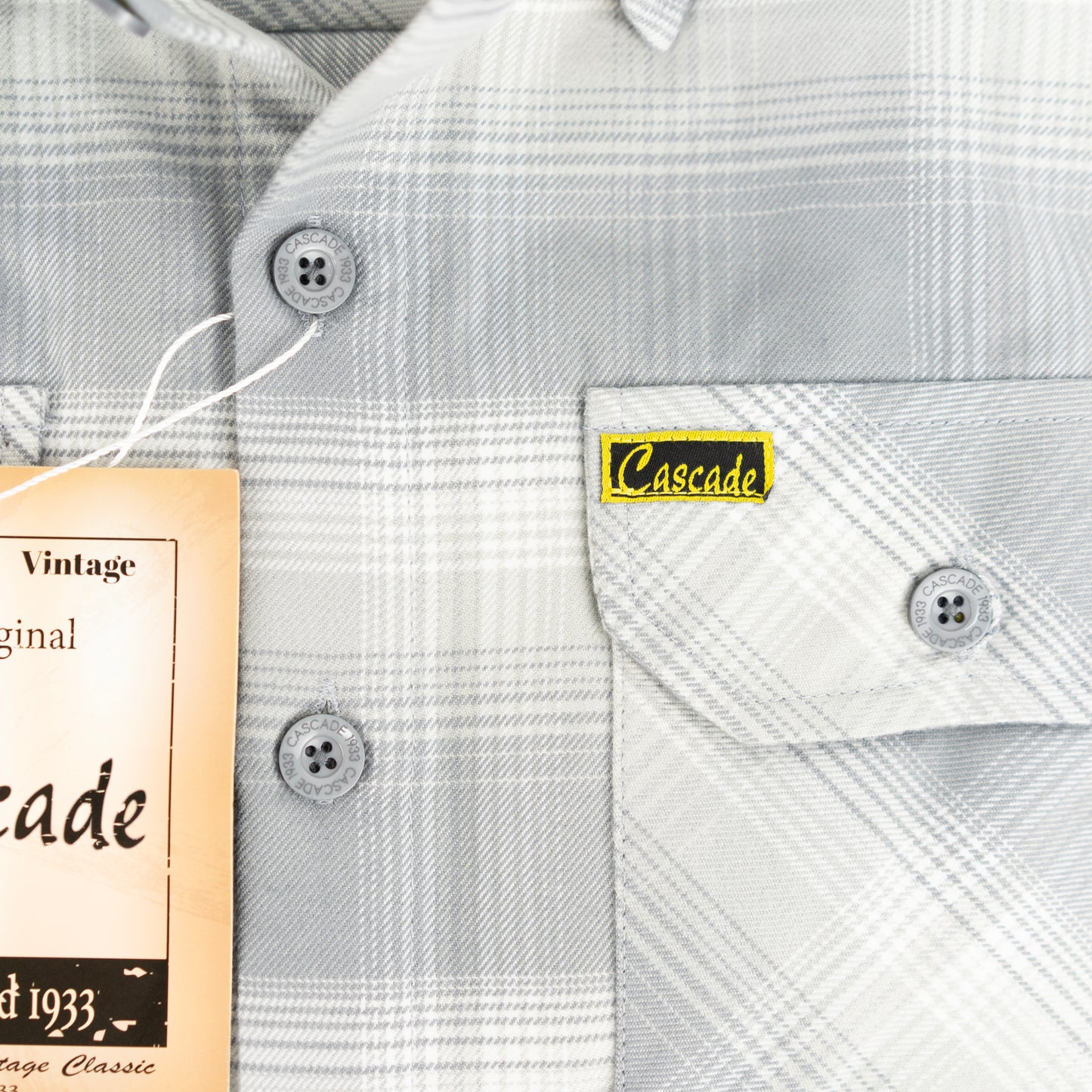 The Original Cascade Flannel - Concrete Grey