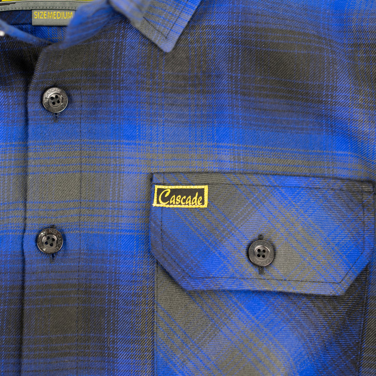 The Original Cascade Flannel - Midnight Blue