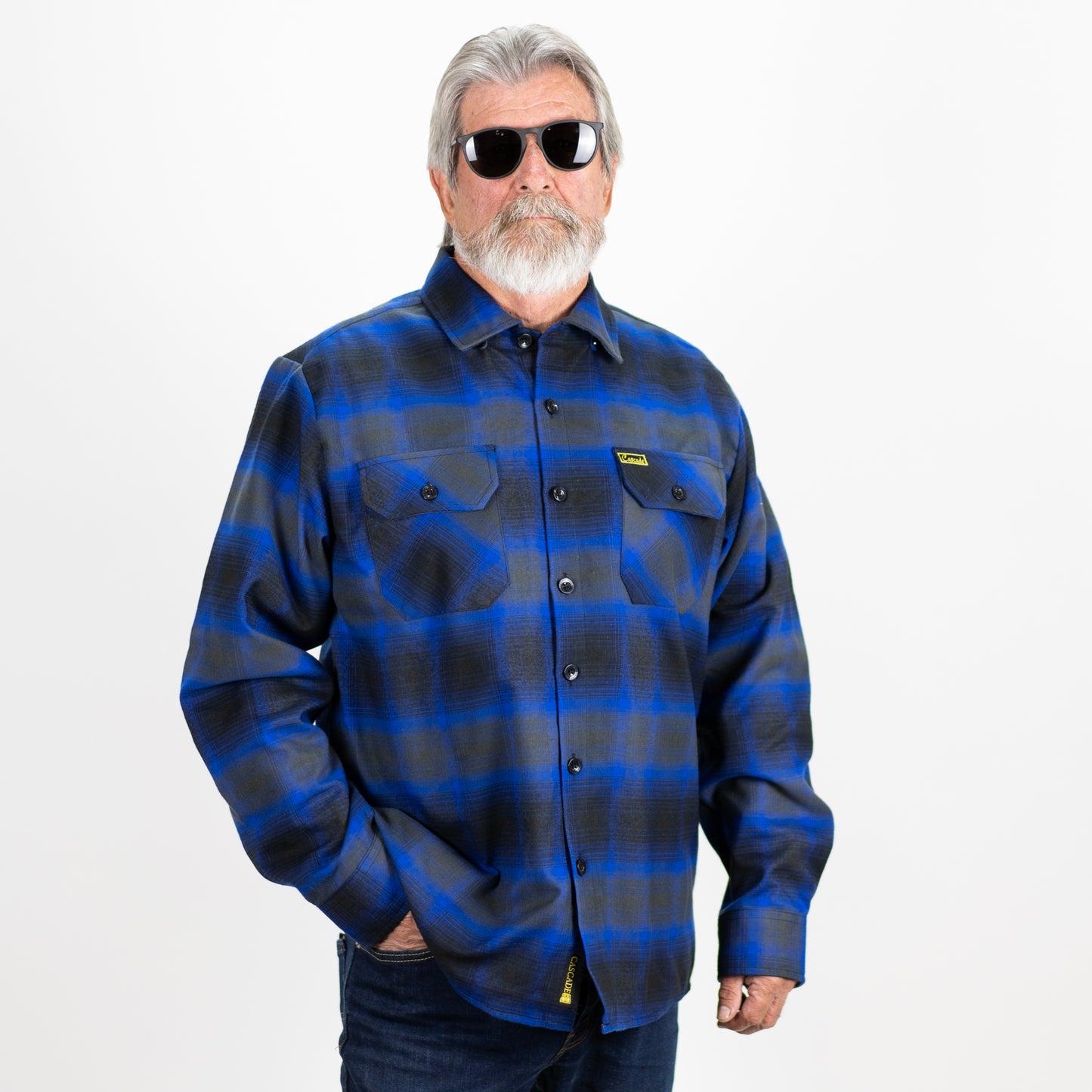 The Original Cascade Flannel - Midnight Blue