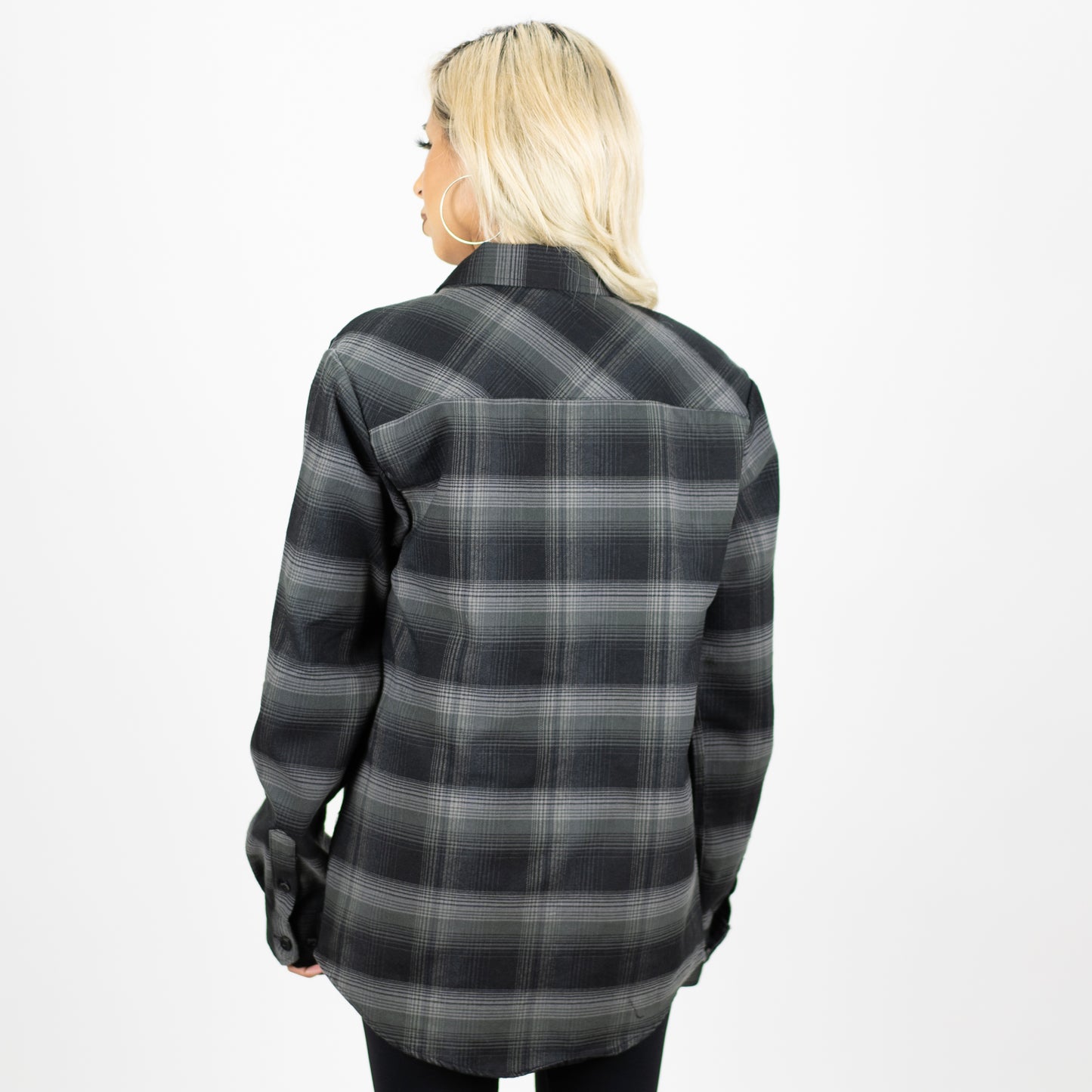 The Original Cascade Flannel - Shadow Black