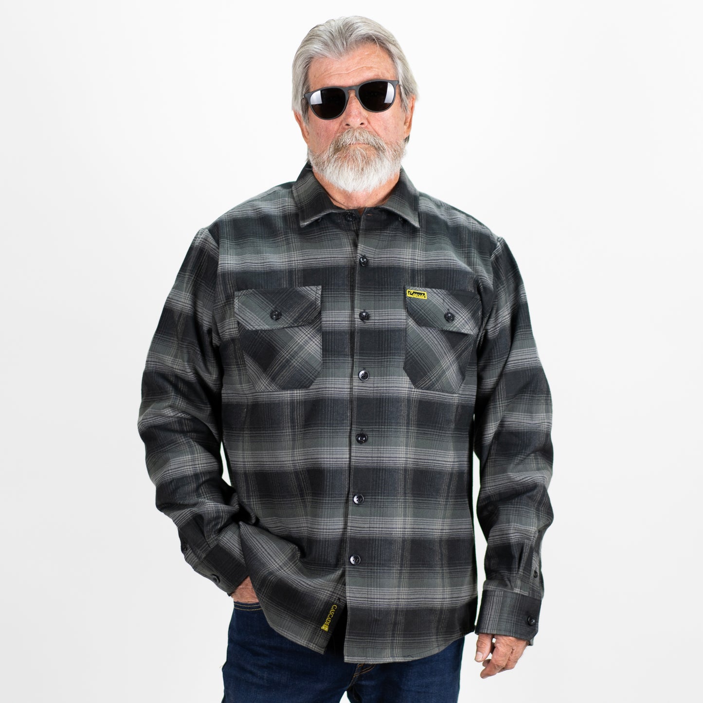 The Original Cascade Flannel - Shadow Black