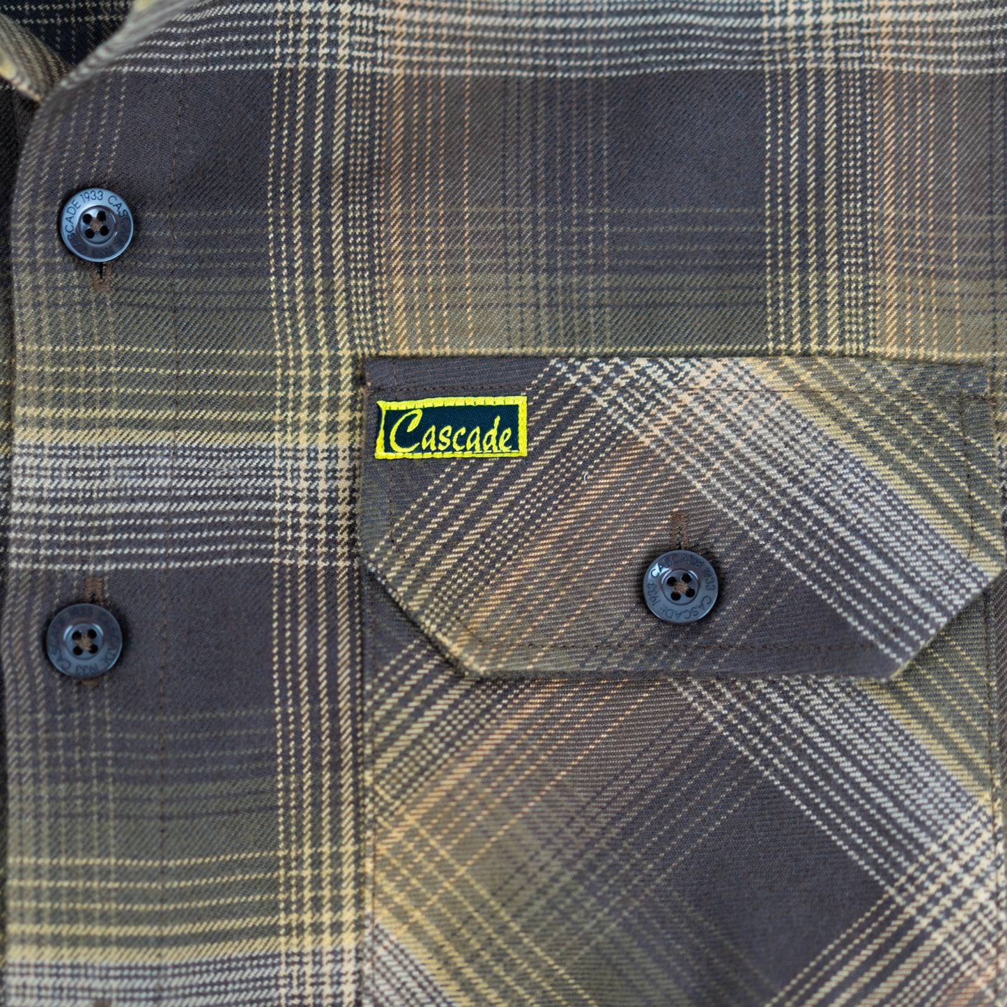 The Original Cascade Flannel - Smokin Brown