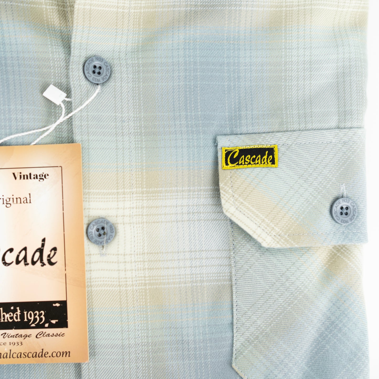 The Original Cascade Flannel - Vintage Grey