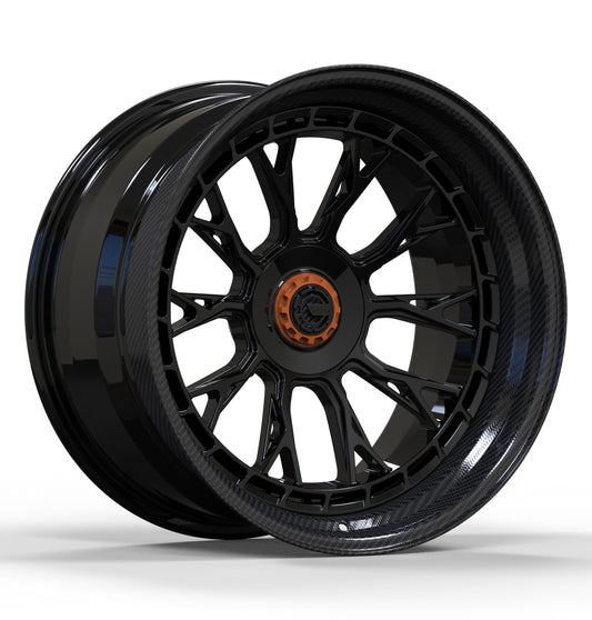 Cascade Turbo Fan 3-Piece Wheel