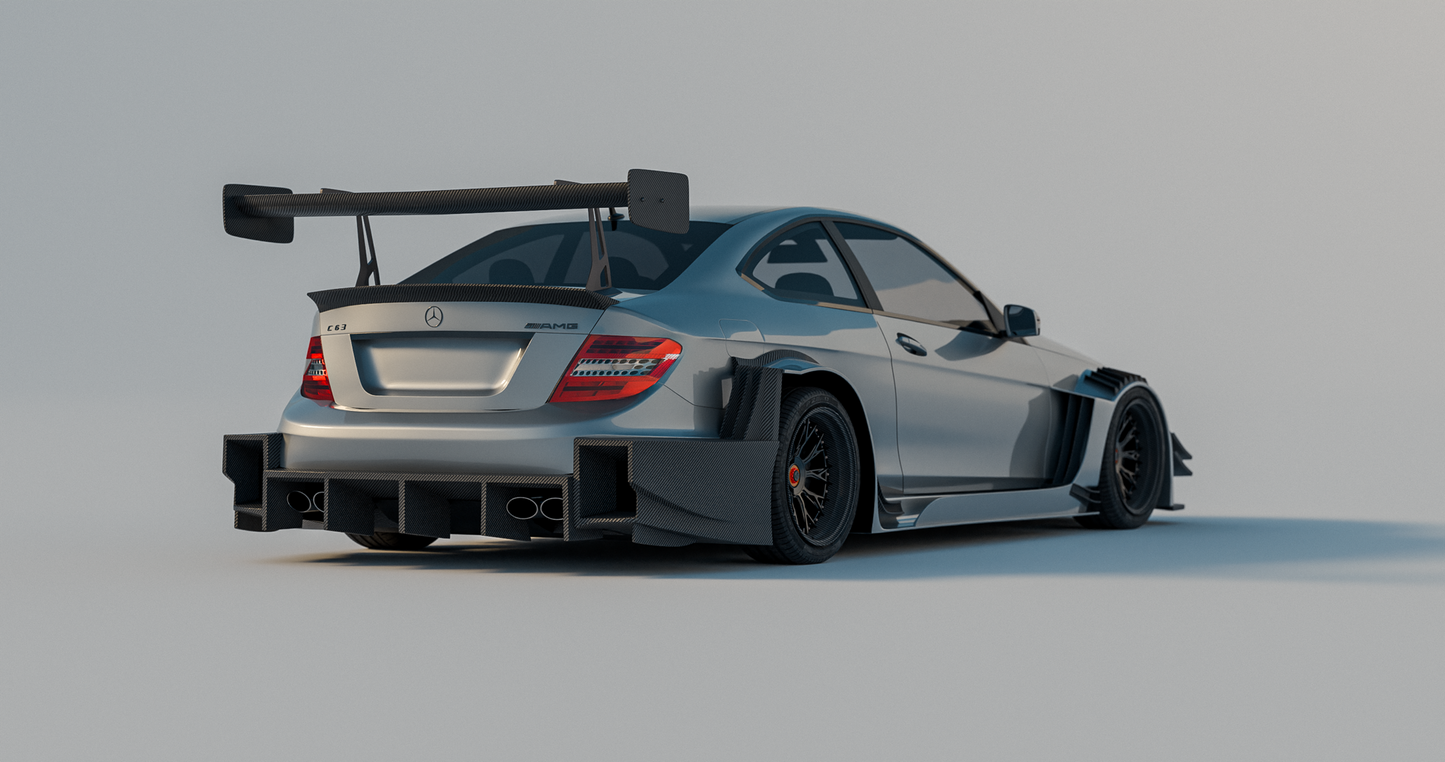 Rear Bumper With Rear Diffuser