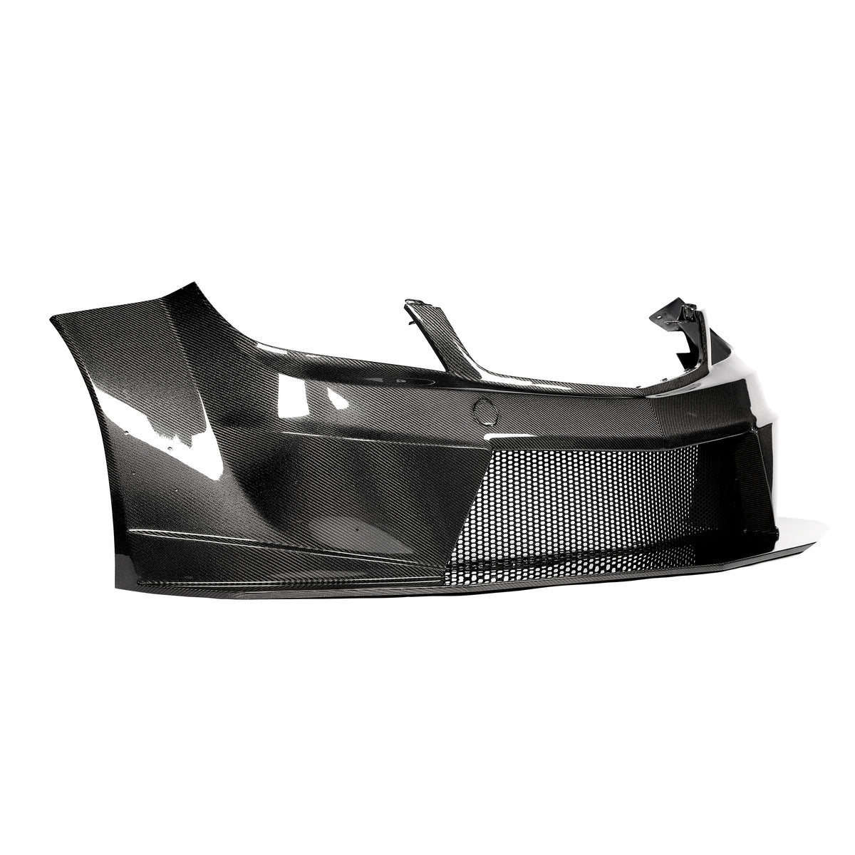 Wide Front Bumper With Extension Lip