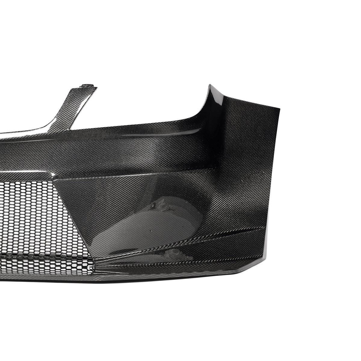 Wide Front Bumper With Extension Lip
