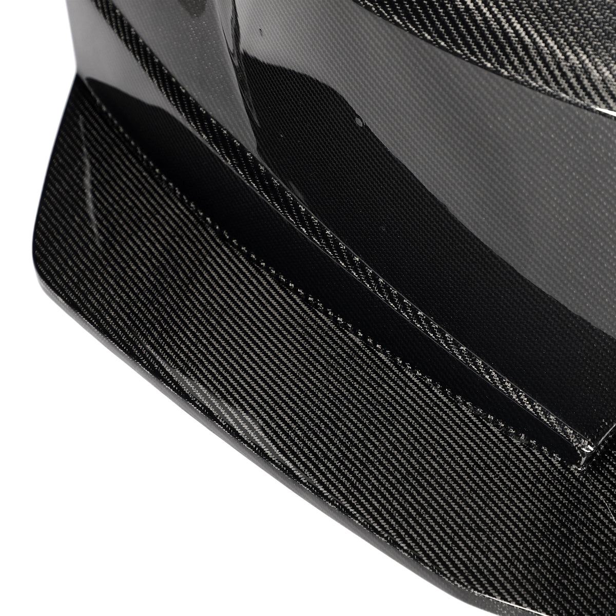 Wide Front Bumper With Extension Lip