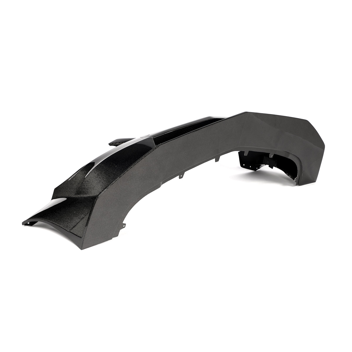 Wide Front Bumper With Extension Lip