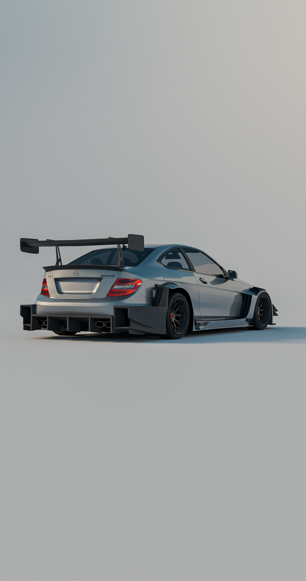 Rear Bumper With Rear Diffuser