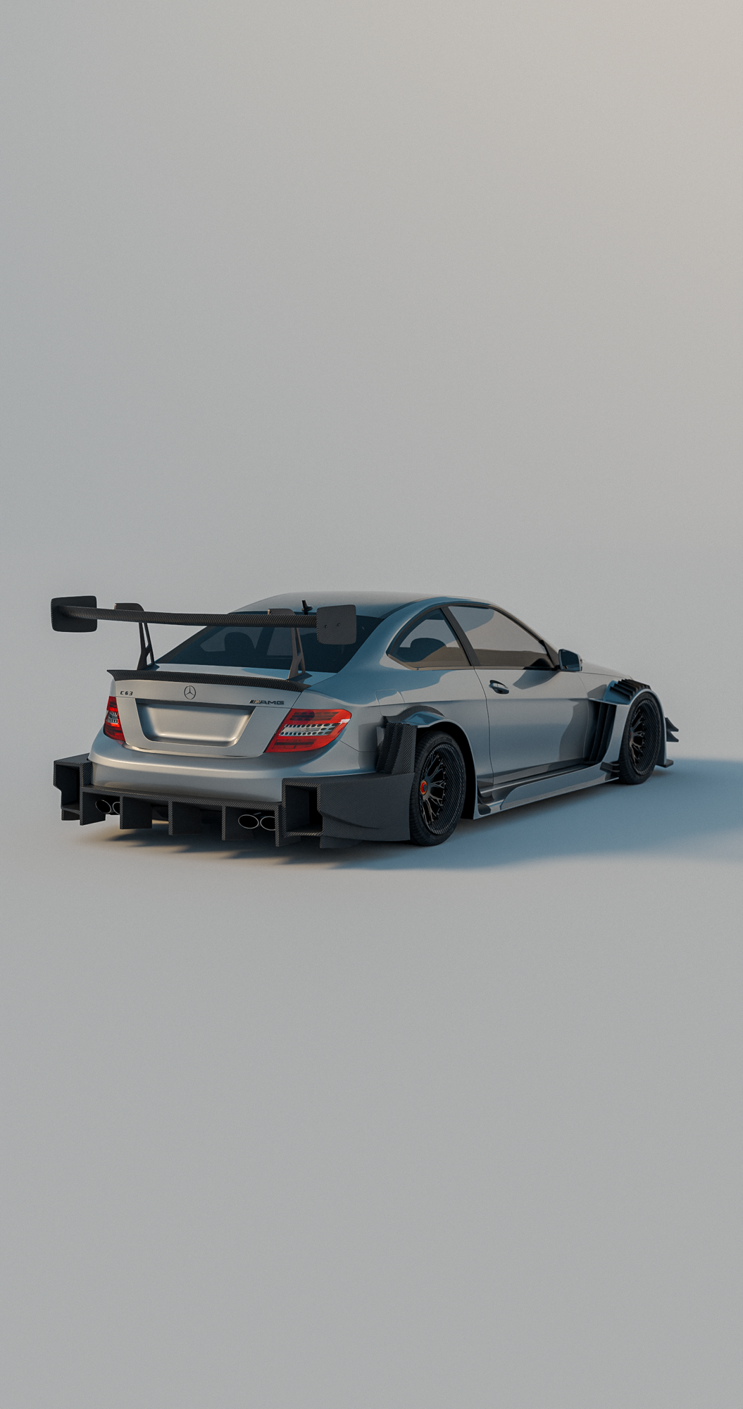 Rear Bumper With Rear Diffuser