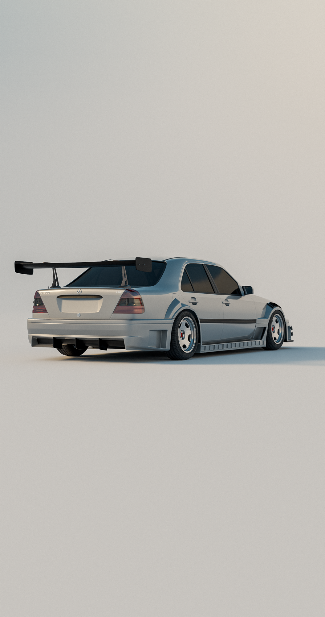 Rear Bumper With Rear Diffuser