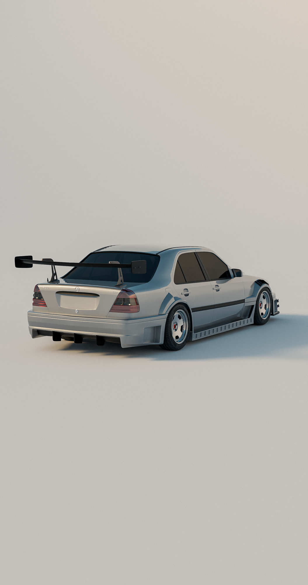Rear Bumper With Rear Diffuser