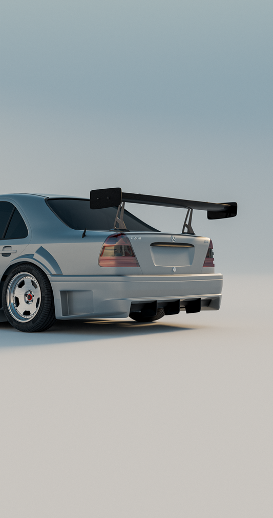 Rear Bumper With Rear Diffuser